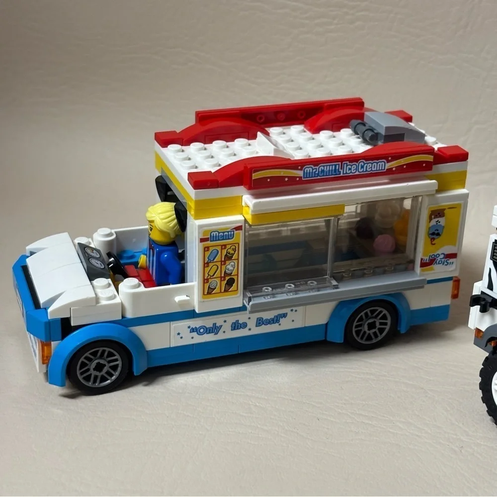 Lot of 3 Lego Vehicles with Figures